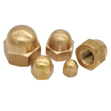 DIN986 Brass Acorn Hexagon Nuts M4 M5 M6 M8